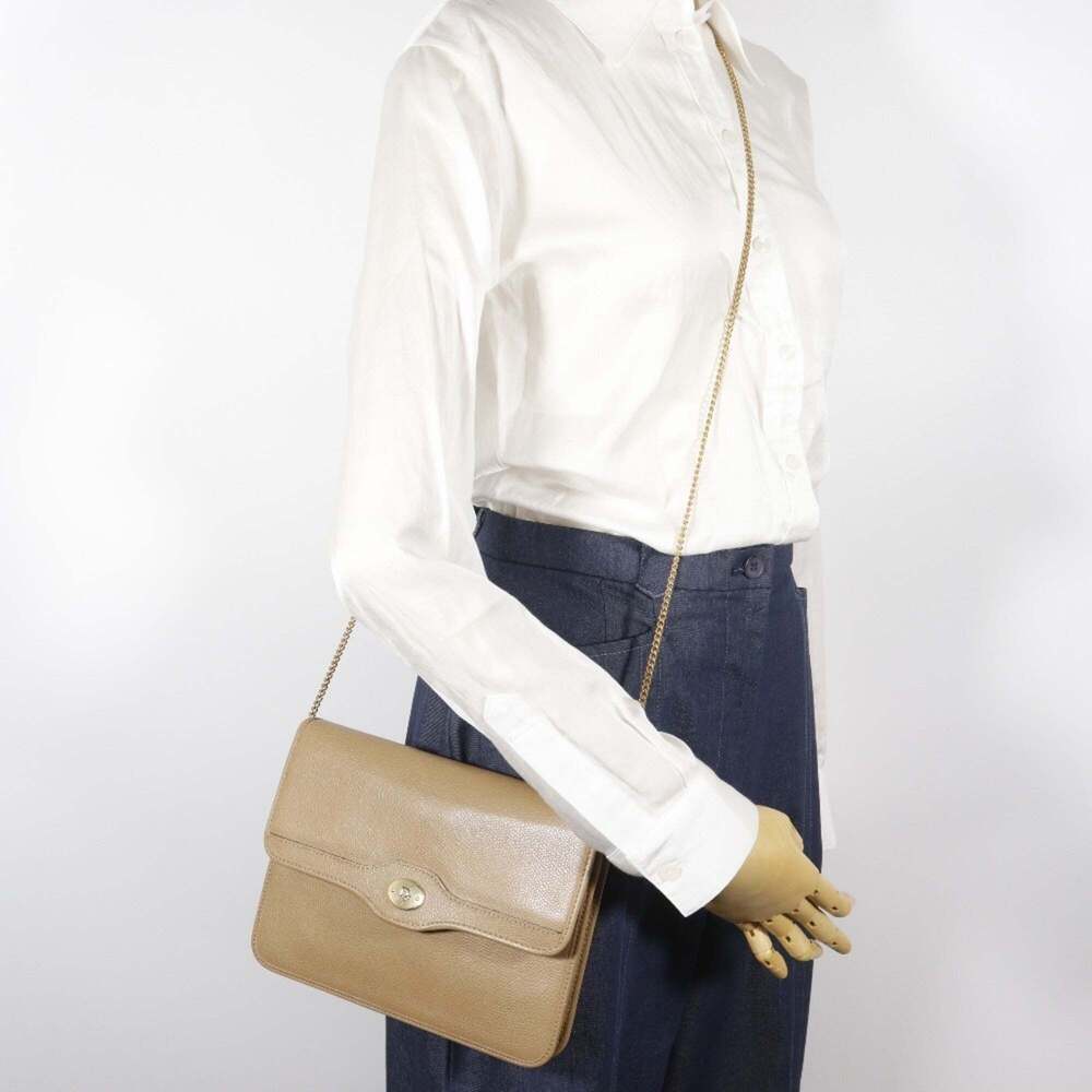 CHRISTIAN DIOR Vintage Cream Leather Shoulder Bag - Picture 13 of 13